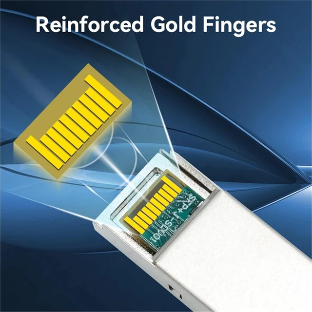 Alt view image 7 of 7 - 10G SFP+ Module SC 1270/1330nm Single Mode 0-20KM Fiber Optic Transceiver Module Compatible with Switch