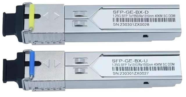 Main image of 1.25G Fiber Optical SFP Transceiver Module SC 40km Singlemode Simplex Gigabit DDM
