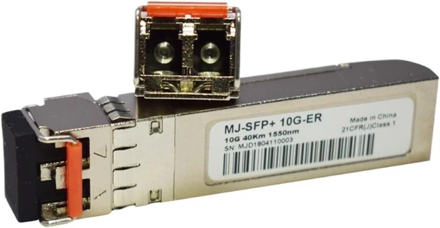 Alt view image 3 of 3 - 2 pcs a lot SFP-10G-ER Compatible Switch Singlemode 10G 1550nm 40km ER SFP+ ddm Transceiver