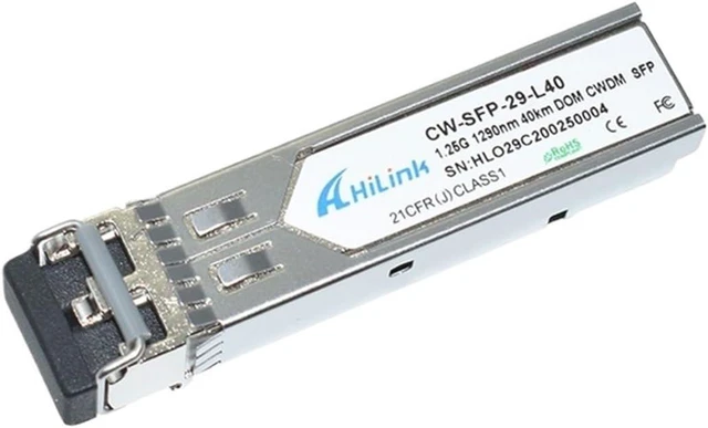 Main image of Dual LC 1.25G 1290nm 40km CWDM SFP Transceiver with DOM Function