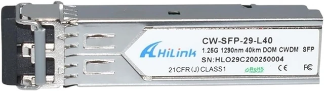 Alt view image 2 of 3 - Dual LC 1.25G 1290nm 40km CWDM SFP Transceiver with DOM Function