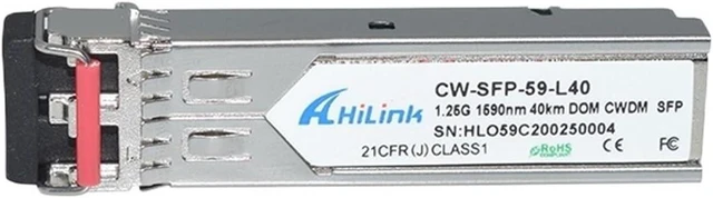 Main image of Dual LC 1.25G 1590nm 40km CWDM SFP Transceiver with DOM Function