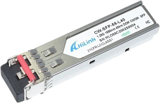Alt view image 2 of 4 - Dual LC 1.25G 1590nm 40km CWDM SFP Transceiver with DOM Function