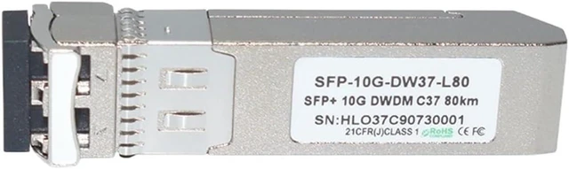 Main image of Fiber Transceiver SMF DWDM LC Connector SFP-10G-DW37-80 10G CH37 1547.72nm 80km