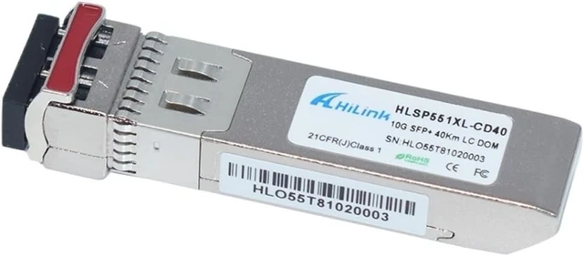 Alt view image 5 of 7 - 10G ER SFP+ SMF 40KM ER STM-64 Transceiver 10Gbase 1310nm 1550nm SFP Ethernet(2 pcs 1310nm)
