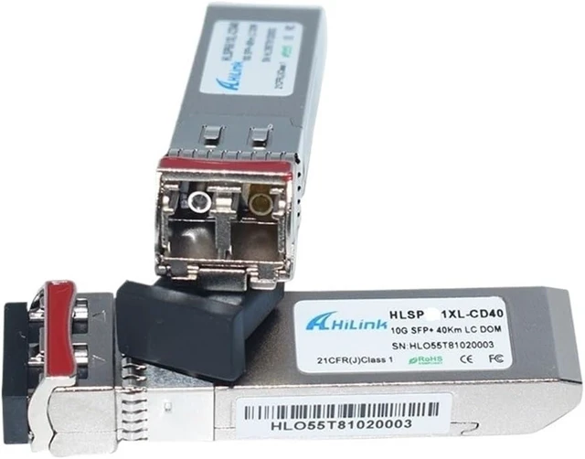 Alt view image 6 of 7 - 10G ER SFP+ SMF 40KM ER STM-64 Transceiver 10Gbase 1310nm 1550nm SFP Ethernet(2 pcs 1310nm)