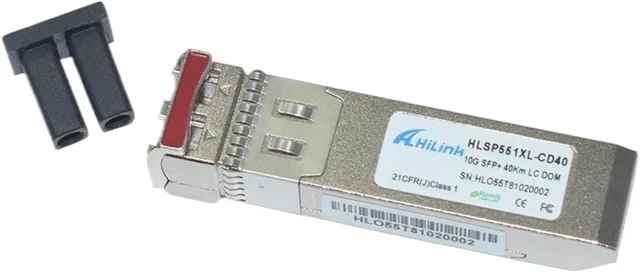 Alt view image 7 of 7 - 10G ER SFP+ SMF 40KM ER STM-64 Transceiver 10Gbase 1310nm 1550nm SFP Ethernet(2 pcs 1310nm)