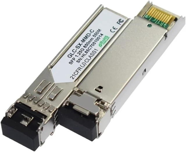 Alt view image 2 of 5 - GLC-SX-MMD 1000BASE 1.25G GE SFP 550M MMF 850nm LC SFP Transceiver(2 pcs)