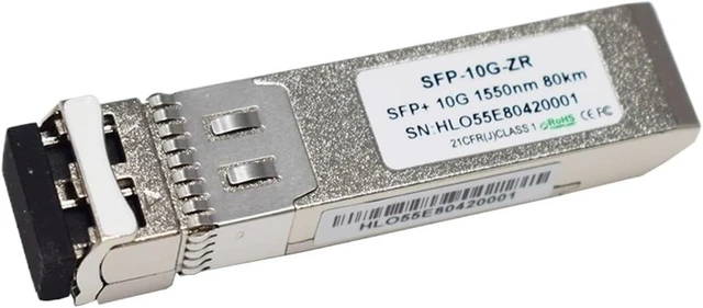 Main image of SFP Transceiver 10G-SFP-ZR-80km SFP+ 10G Duplex LC 1550nm for FTTX (Size : 1 pc)