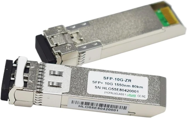Alt view image 3 of 6 - SFP Transceiver 10G-SFP-ZR-80km SFP+ 10G Duplex LC 1550nm for FTTX (Size : 1 pc)