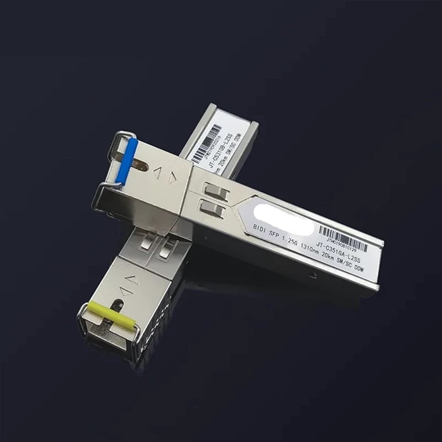 Alt view image 6 of 6 - 5 Pair 1Gb SC 5KM/20KM SFP Gigabit Optical Single Mode Single Fiber Transceiver Compatible with Ethernet Switch(5 Pair 5km)