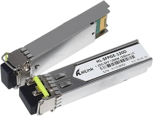 Alt view image 3 of 7 - 1.25G 120KM 1000BASE 1550nm SMF GLC-ZX-SM Optical LC SFP Transceiver DOM(1 pc)