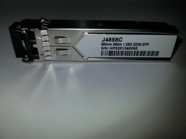 Alt view image 2 of 2 - Lot of 8 1000BASE-SX SFP MMF Compatible HP Transceiver J4858C