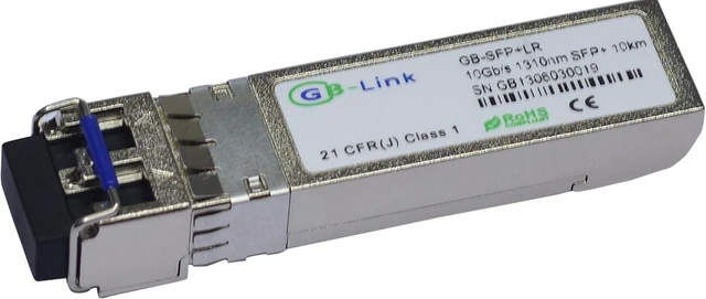 Main image of 10GBASE-LR SFP+ Transceiver (SMF, 1310nm, 10km, LC, DOM) Compatible with SFP-10G-LR
