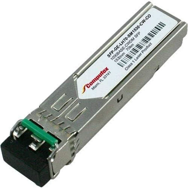 Main image of SFP-GE-LH70-SM1530-CW - H3C Compatible 1000BASE-CWDM SFP 1530nm 70km SMF transceiver