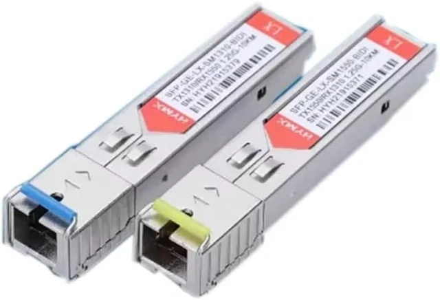 Alt view image 2 of 4 - 1pair 10/20/40KM Gigabit Fiber Optical Modules SC-1.25G-1310/1550 Fiber Module Compatible H3C(SC-1310 1550-20km)