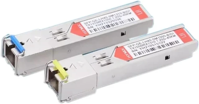 Alt view image 4 of 4 - 1pair 10/20/40KM Gigabit Fiber Optical Modules SC-1.25G-1310/1550 Fiber Module Compatible H3C(SC-1310 1550-20km)