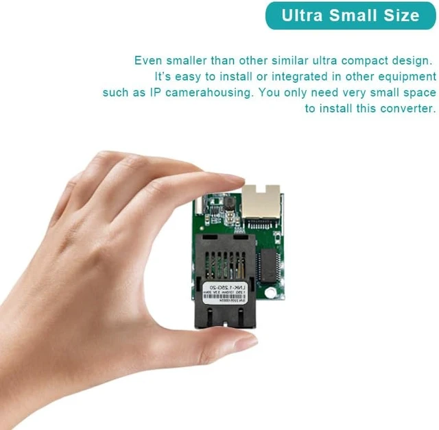 Alt view image 6 of 7 - Gigabit SC Fiber Media Converter PCBA 10pcs, Single Mode 20km