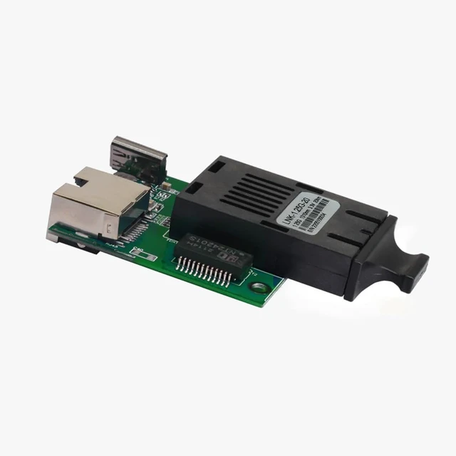 Alt view image 7 of 7 - Gigabit SC Fiber Media Converter PCBA 10pcs, Single Mode 20km