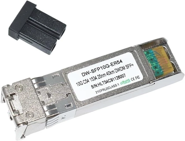 Main image of SFP+ Ethernet DWDM 40KM ER C51-C55 SFP+ 10G DWDM 40KM Optical Transceiver Optical(C54 1534.25nm)