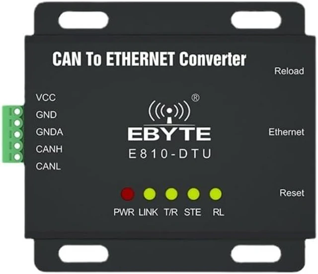 Main image of Ethernet to CAN Bus Two Way Transparent Transmission Wireless Modem RS485 E810-DTU(CAN-ETH) Modbus Protocal Serial Port Wireless Transceiver