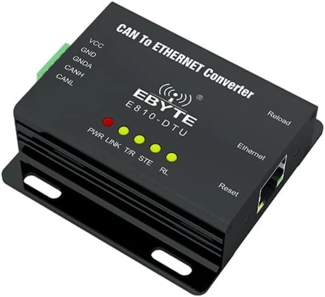 Alt view image 2 of 7 - Ethernet to CAN Bus Two Way Transparent Transmission Wireless Modem RS485 E810-DTU(CAN-ETH) Modbus Protocal Serial Port Wireless Transceiver