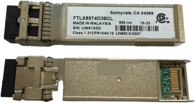 Main image of 1Pcs 10GB Fiber Module sfp 10G/FTLX8574D3BCL/10GSR 850NM 400M LC SFP+/ Network Adapter Switch Optical fiber/10g Transceiver