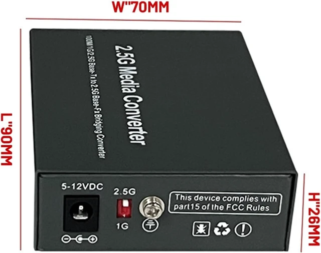 Alt view image 3 of 5 - 1PCS 2.5G SFP Fiber Optic transceiver 1 Optical 1 Electrical SFP Multi-Mode Single-Mode Module Optional Transmission Distance 550m~12