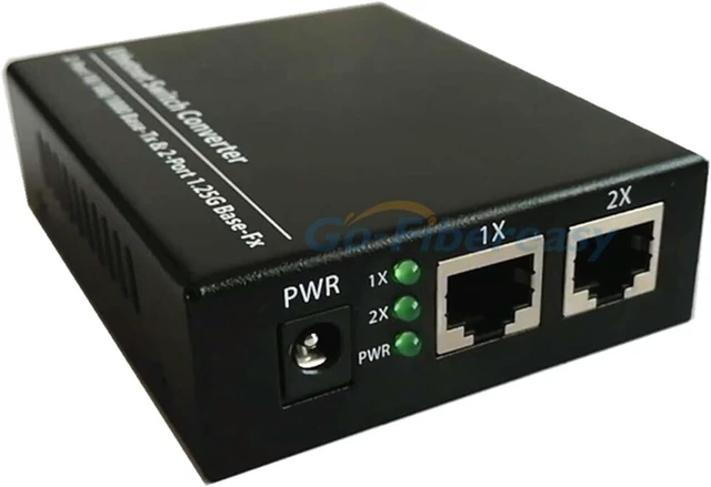 Alt view image 3 of 5 - 1PCS Sfp Gigabit Fiber Optic transceiver 2 Optical 2 Electrical SFP Port to RJ45 Network Monitoring Converter