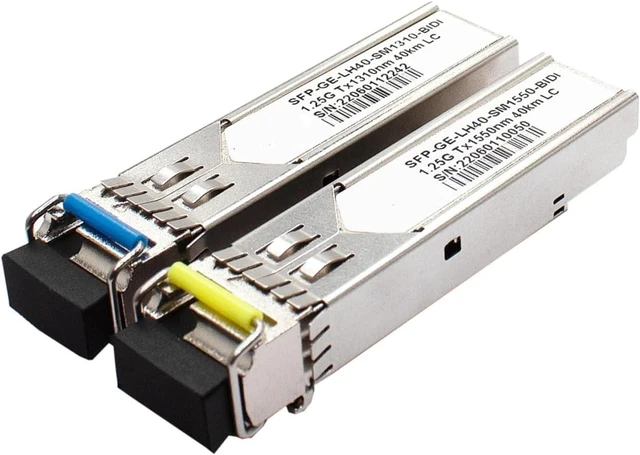Main image of SFP Module 1.25G SFP Bidi Transceiver SingleMode Simplex LC Fiber Module 40-120km(1Pair 80km)