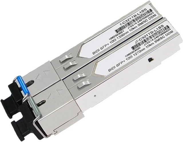 Main image of SFP Module 10G SC SFP Module BIDI SFP+ Fiber Optic Transceiver 1270nm/1330nm 10KM-60KM Single SC(1 Pair SC 10km)