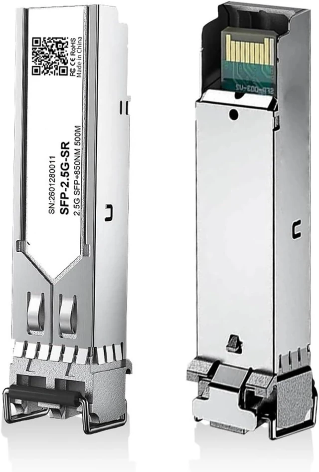 Main image of 2.5G SFP+ Multimode LC Duplex Transceiver Module 850nm 500m DDM Fiber Optic Module(1pcs)