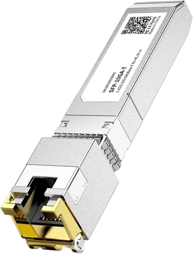 Main image of 10/2.5/1.25G SFP+ to RJ45 Copper Module Ethernet Transceiver Module(SFP 10G)