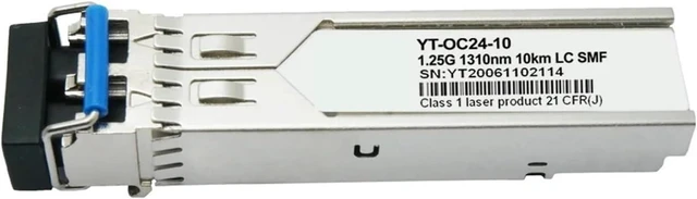 Main image of Sfp 1.25g Module SFP-1G-LH Compatible 1000BASE-LX/LH SFP 1310nm 10km DOM Duplex LC/UPC SMF Optical Transceiver Module(1Pcs 10KM)