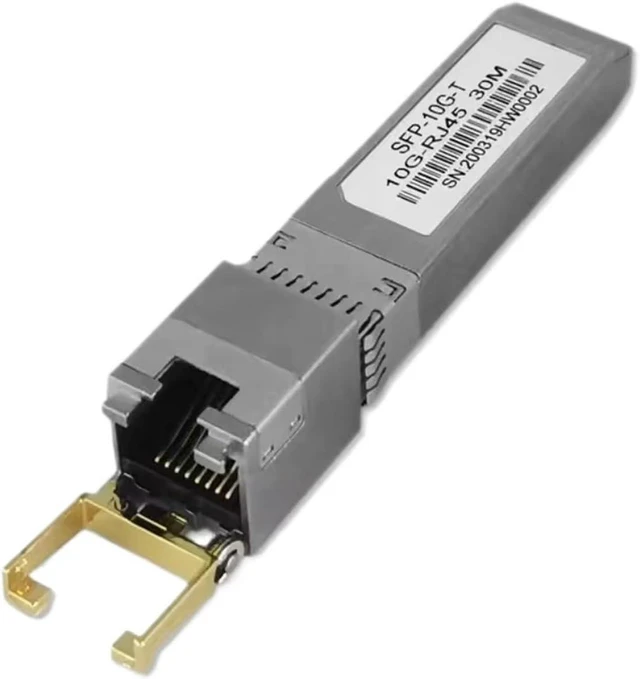 Main image of 10G SFP+ Fiber 2.5G Copper SFP Modules Optical Port Turn to RJ45 Ethernet Port Switch Gigabit Transceiver Module(10G 1PCS)
