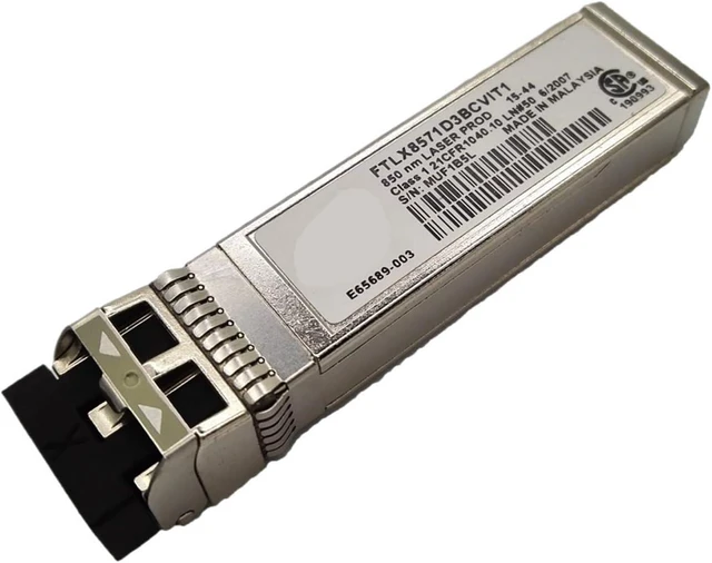 Main image of 10Gb SFP Transceiver Module for FTLX8571D3BCLVIT1 850nm Short Range 300M Fiber Optic LC SFP+