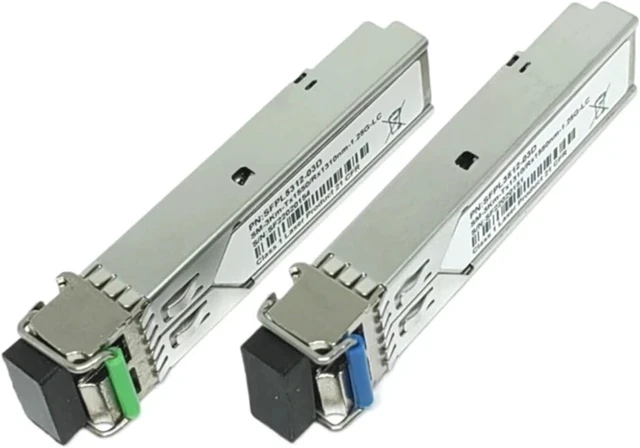 Alt view image 5 of 6 - 1pc 1Gb LC SFP Module Single Fiber Optical Transceiver Gigabit 3-80km(80KM 1pair)