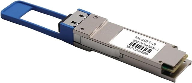 Alt view image 3 of 6 - 100G GBIC Optical Module Transceiver Duplex LC Single Mode QSFP28-100G-20KM 100GBASE-LR4 100G 20km QSFP28