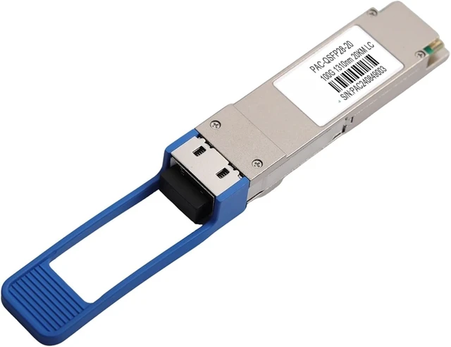 Alt view image 4 of 6 - 100G GBIC Optical Module Transceiver Duplex LC Single Mode QSFP28-100G-20KM 100GBASE-LR4 100G 20km QSFP28