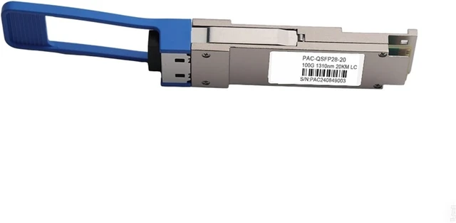 Alt view image 6 of 6 - 100G GBIC Optical Module Transceiver Duplex LC Single Mode QSFP28-100G-20KM 100GBASE-LR4 100G 20km QSFP28