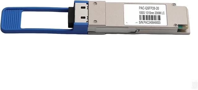 Alt view image 5 of 6 - 100G GBIC Optical Module Transceiver Duplex LC Single Mode QSFP28-100G-20KM 100GBASE-LR4 100G 20km QSFP28