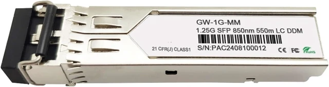 Alt view image 2 of 4 - 1.25G 550nm 550m MMF multimode Dual Fiber LC SFP Transceiver Module 1000BASE SFP SFP Transceiver 1000BASE-LX/LH(1piece)