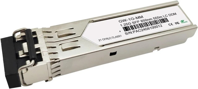 Alt view image 3 of 4 - 1.25G 550nm 550m MMF multimode Dual Fiber LC SFP Transceiver Module 1000BASE SFP SFP Transceiver 1000BASE-LX/LH(1piece)
