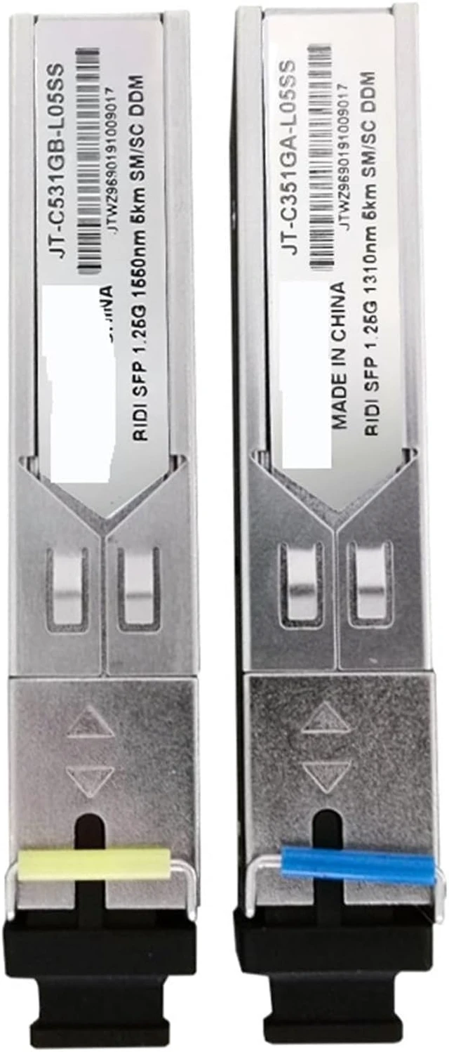 Alt view image 6 of 6 - 1Pair SC SFP Module for 1000Mbps Fiber Transceiver Gigabit DDM Mini GBIC Compatible with Switch(1Pair 20KM)