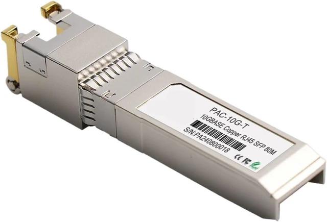 Alt view image 2 of 5 - 10G RJ45 SFP 2.5G/10G Copper SFP Module Ethernet sfp 10G/5G/2.5G RJ45 Transceiver 10GBase-T RJ45 Compatible(10G-1pcs-HP)