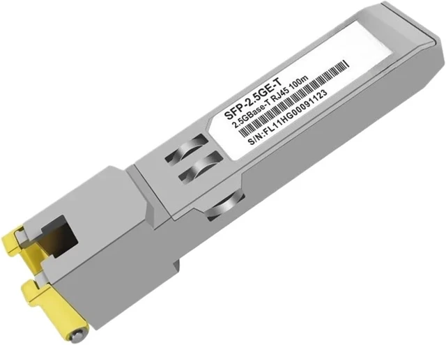 Alt view image 4 of 5 - 10G RJ45 SFP 2.5G/10G Copper SFP Module Ethernet sfp 10G/5G/2.5G RJ45 Transceiver 10GBase-T RJ45 Compatible(10G-1pcs-HP)