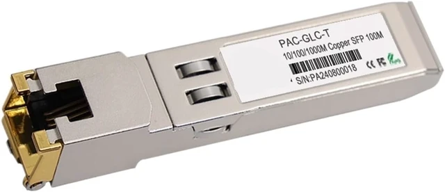 Alt view image 3 of 5 - 10G RJ45 SFP 2.5G/10G Copper SFP Module Ethernet sfp 10G/5G/2.5G RJ45 Transceiver 10GBase-T RJ45 Compatible(10G-1pcs-HP)