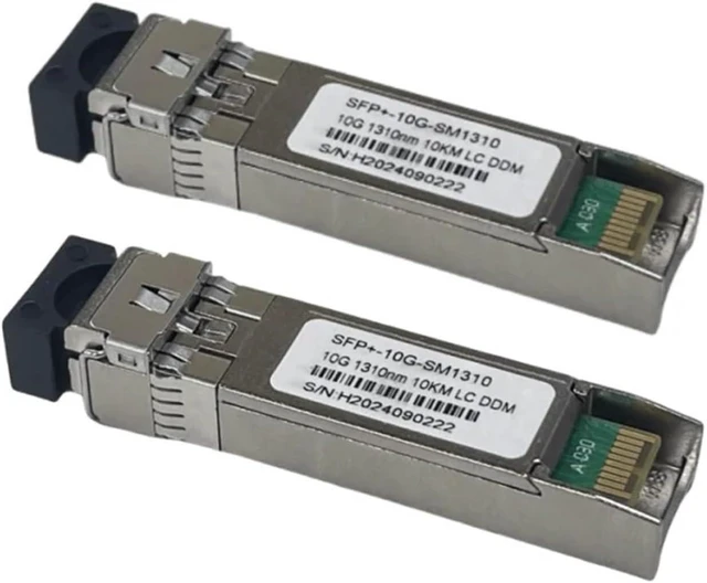 Main image of 10G SFP+ Fiber Optical Transceiver Module for Single Mode Duplex LC 1310nm SFP Module 10/20KM(2Pc 10G 10km 1310nm)