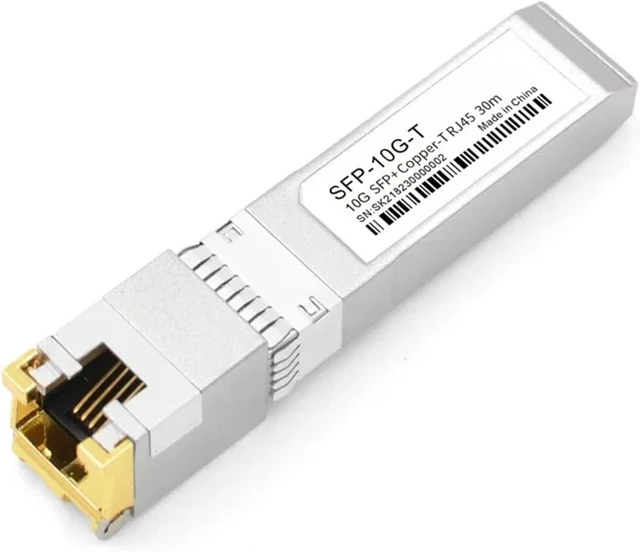 Alt view image 4 of 6 - 10G SFP+ Fiber 2.5G Copper SFP Modules Optical Port Turn to RJ45 Ethernet Port Switch Gigabit Transceiver Module(2.5G 2PCS)