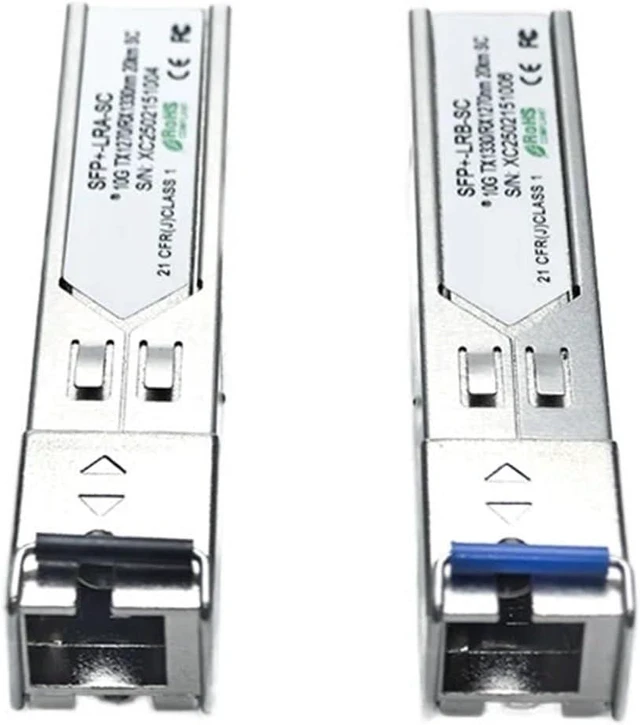 Alt view image 2 of 5 - 10G SFP+ Bi-Directional Optical Transceiver, 1270/1330nm Wavelength, 20KM Single-Mode Fiber,(4 Pair)